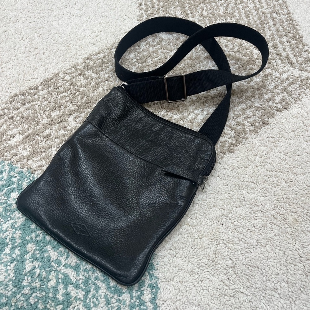 Fossil Crossbody Messenger Bag, Black